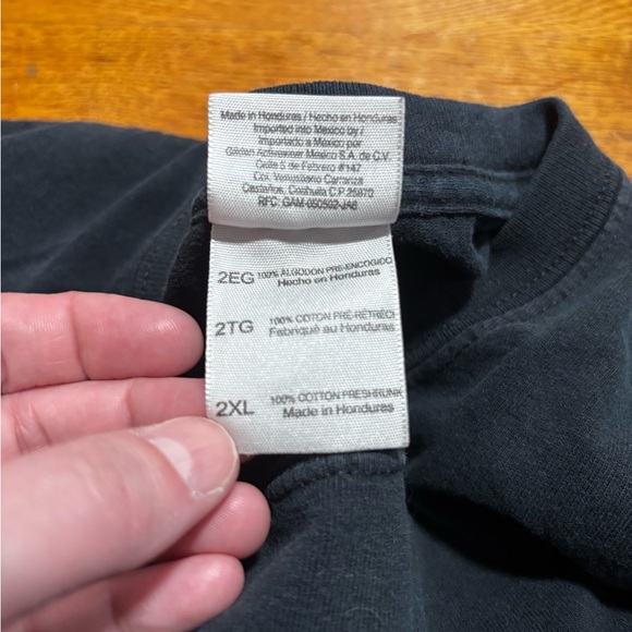 2014 John Force 16X Champion Nitro Funny Car Front Pocket Tee w/Signature (2XL) - Picture 9 of 10